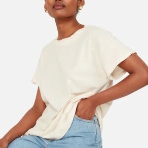 NWT MATE the Label Raw Neck Boxy Tee